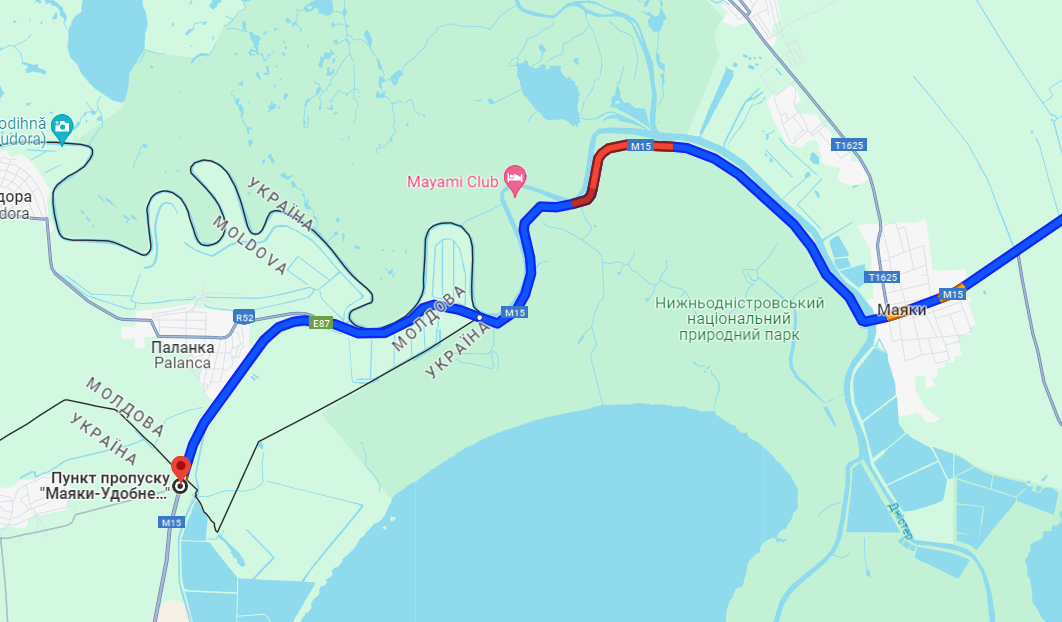 Затори до Паланки 17 травня