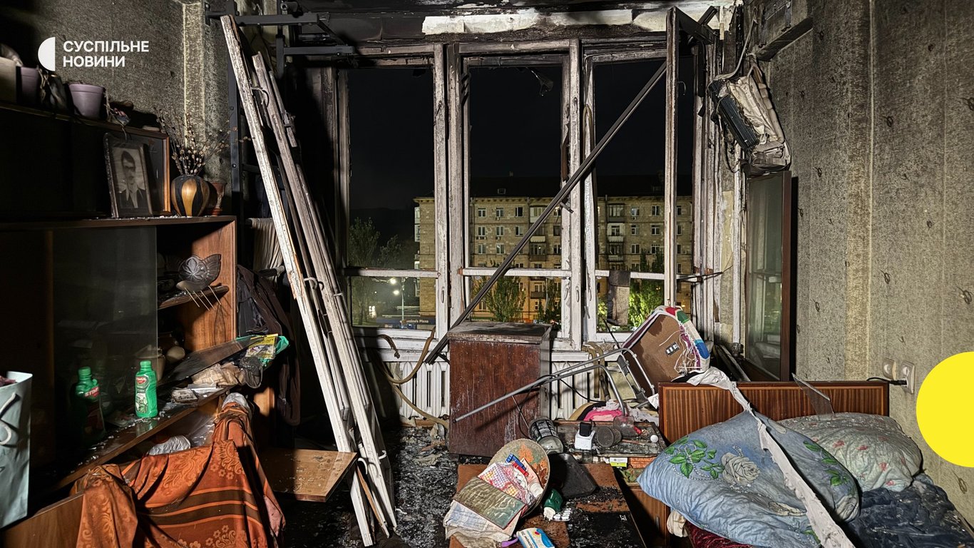 Наслідки російського обстрілу Києва 10 жовтня