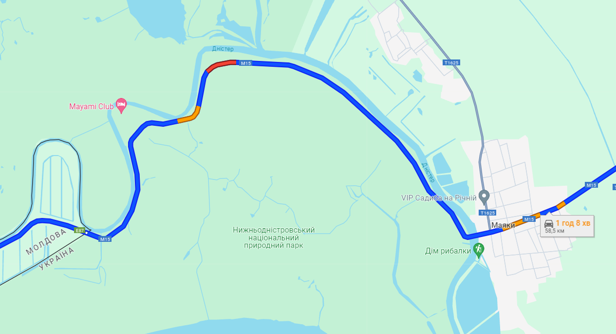 Пробки в направлении Поланки 10 августа, утро