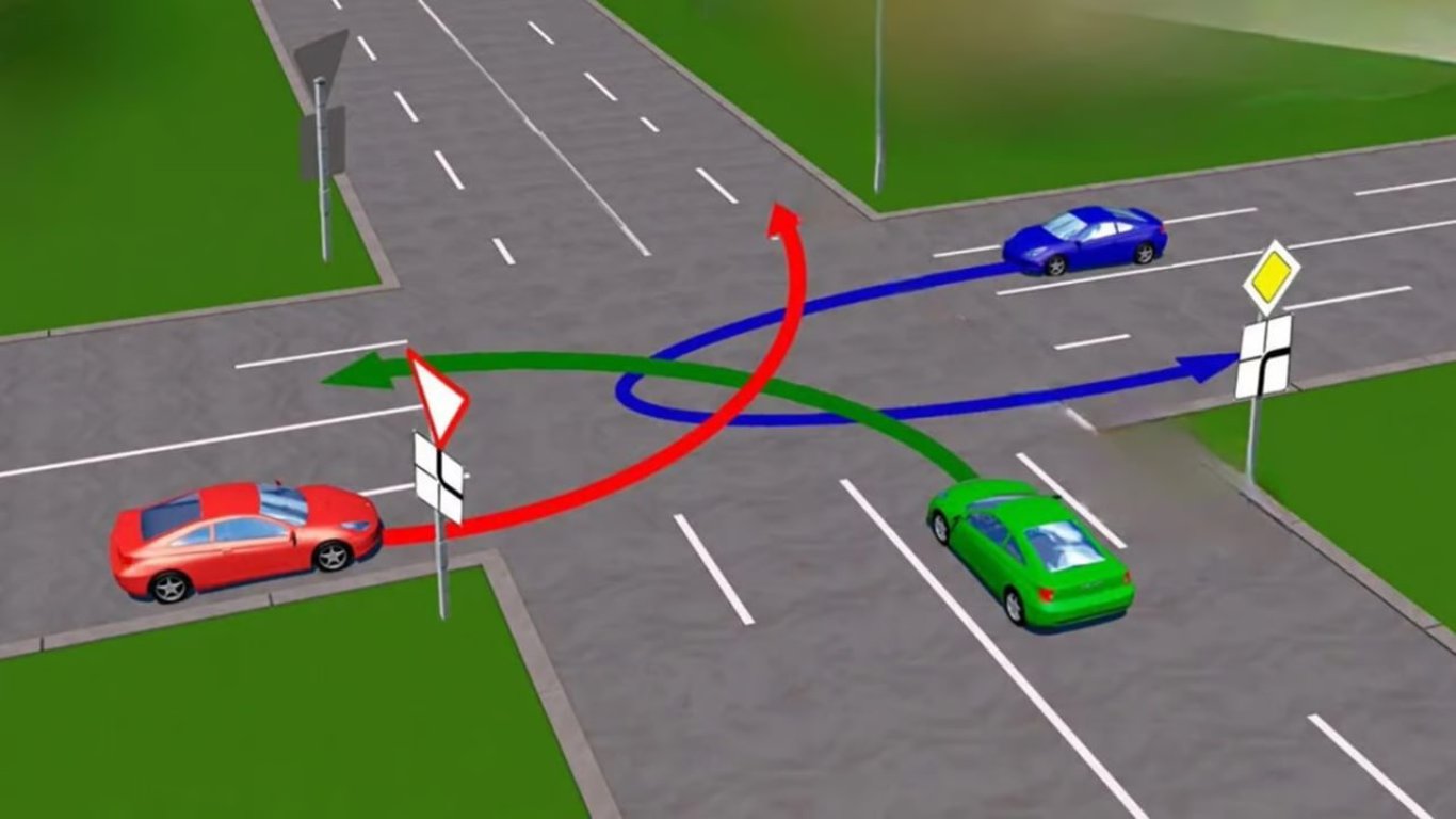 Этот тест по ПДД провалили 60% — кто кого должен пропустить