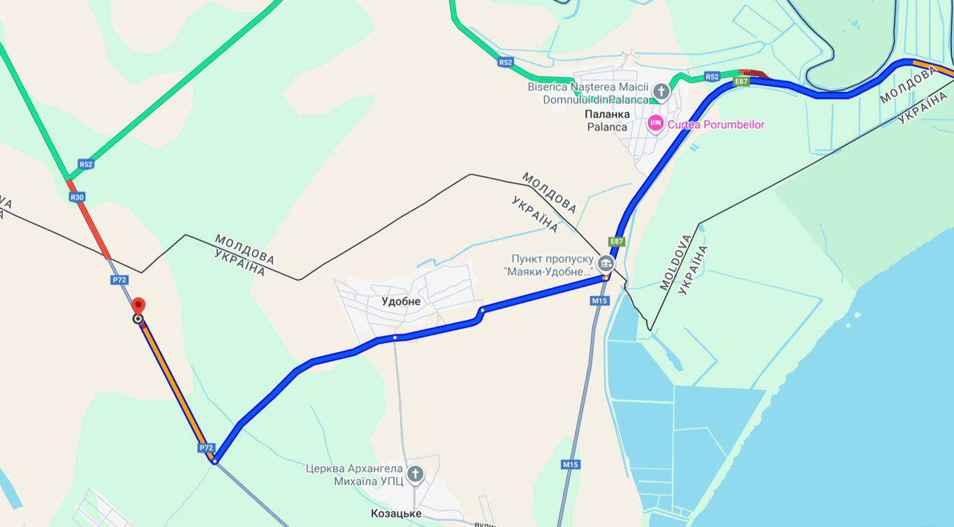 Затори на трасі Одеса-Рені — виїзд до Молдови ускладнений - фото 2