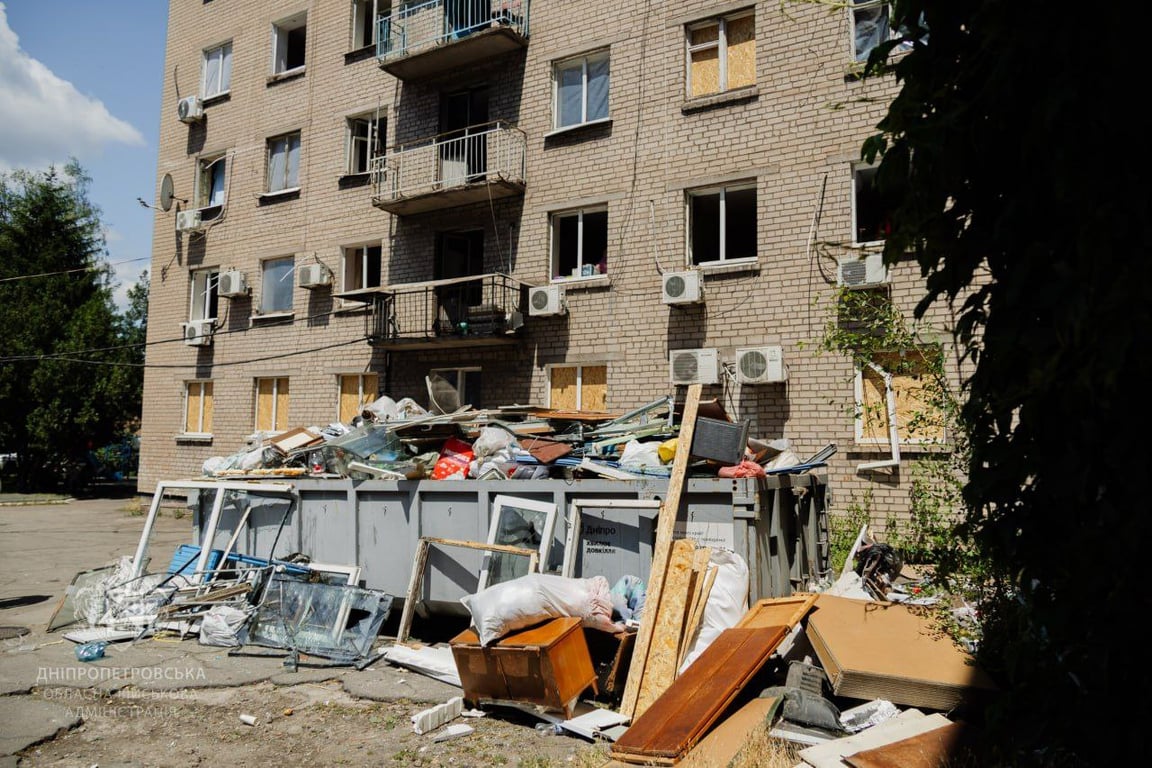 Російський удар по Дніпрі 24 червня