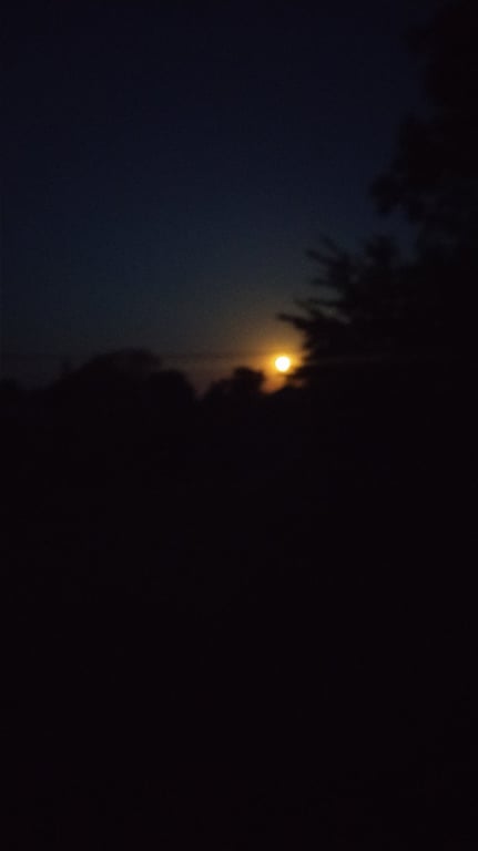 Фото золотого Місяця в ніч проти 24 травня