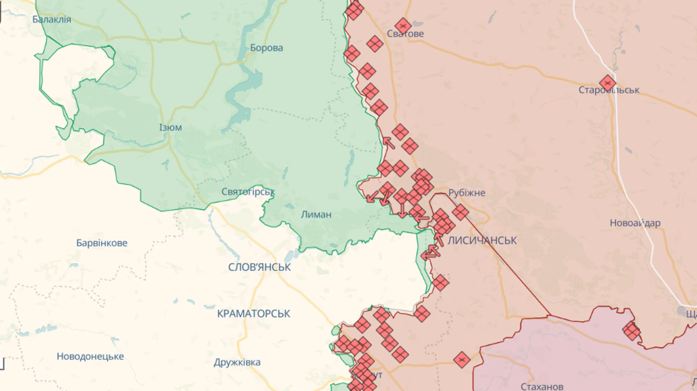 Карта боевых действий в Украине онлайн сегодня, 25.08.2023: DeepState, Liveuamap, ISW