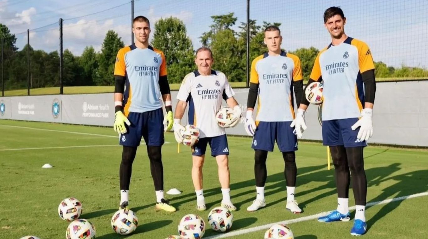 Андрій Лунін та Тібо Куртуа