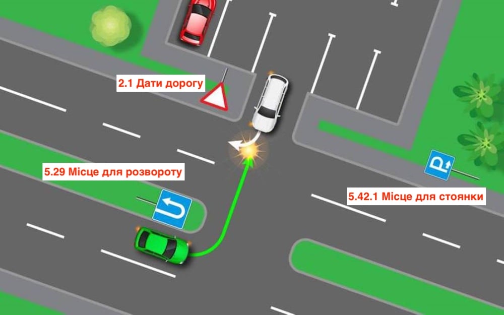 Тест з ПДР: хто з водіїв порушив правила?