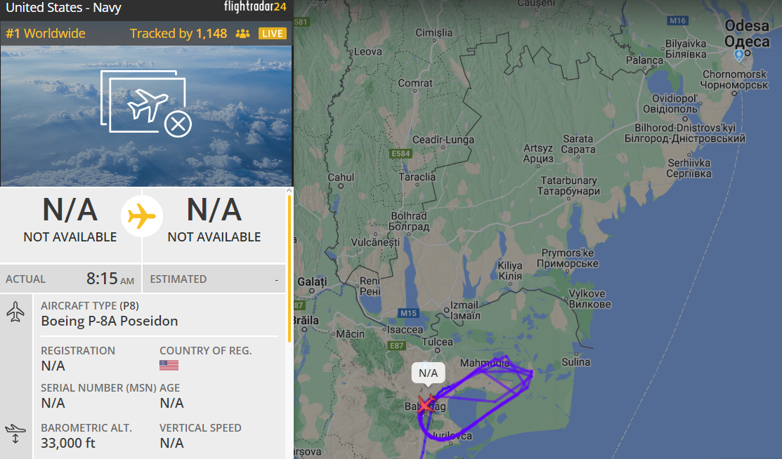Самолет НАТО вблизи Одесской области — подробности миссии разведчика - фото 1
