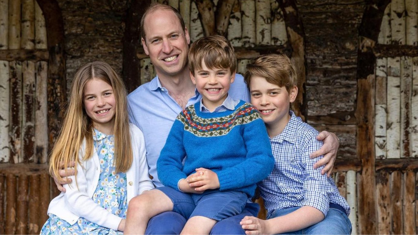 День батька: принц Вільям показав зворушливі фото зі своїми дітьми