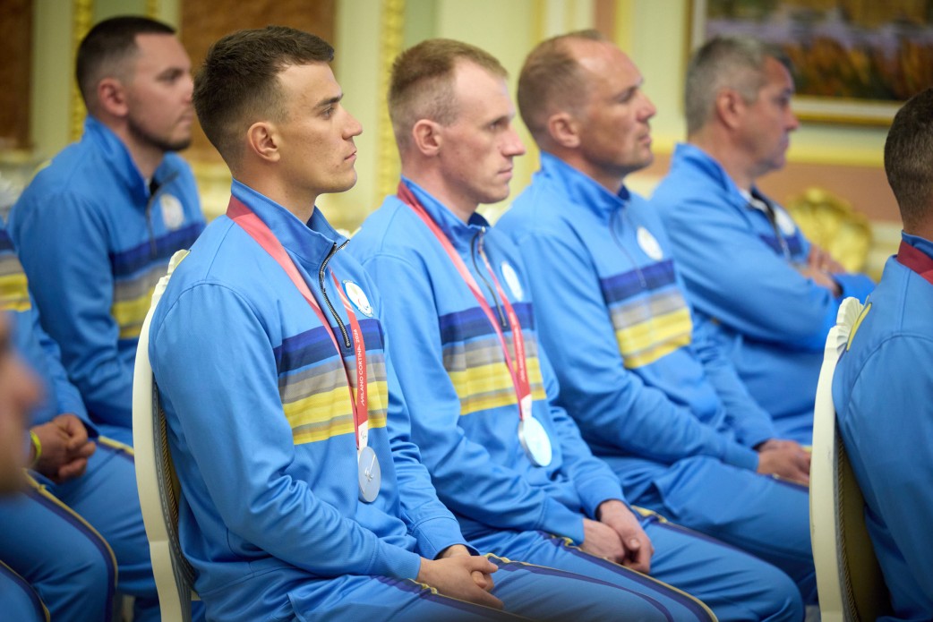 Президент Володимир Зеленський відзначив спортсменів паралімпійської збірної України