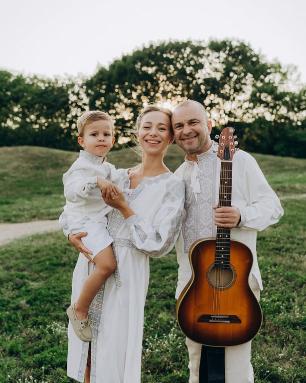 Віктор Павлік з дуржиною та сином