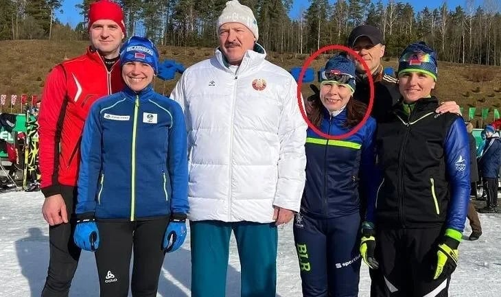 Зубрилова та Лукашенко