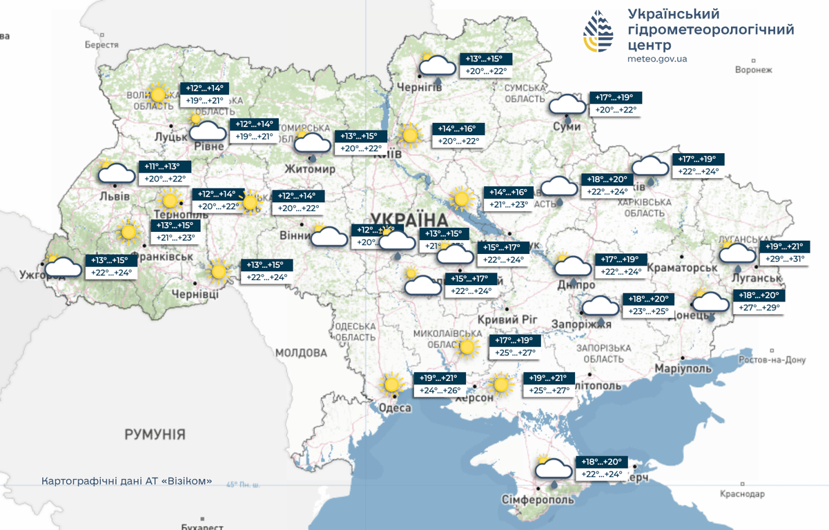 У деяких областях буде до +38°: погода в Україні на тиждень - фото 2
