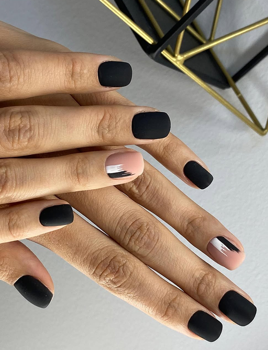 Fresh Black Nail Designs