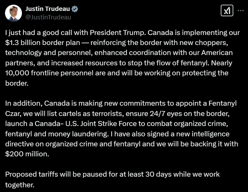 The US postponed the introduction of duties on goods from Canada - фото 1