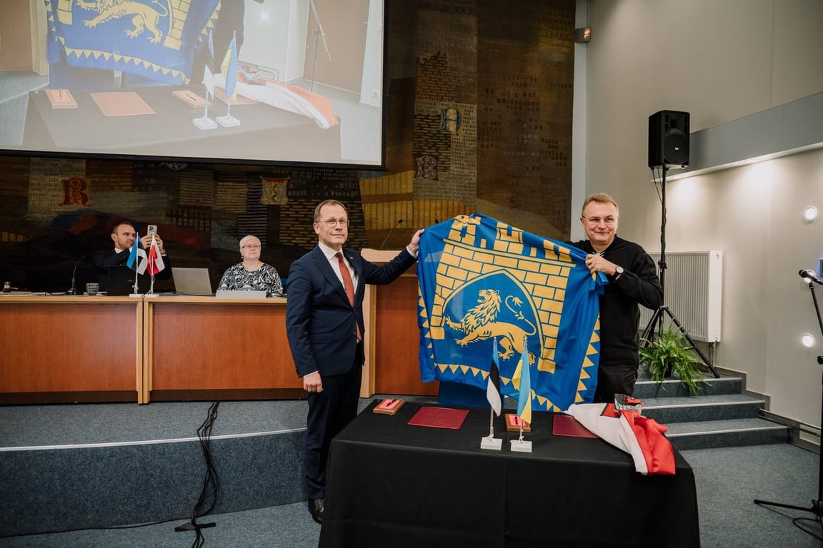 Естонське місто Тарту стало побратимом Львова