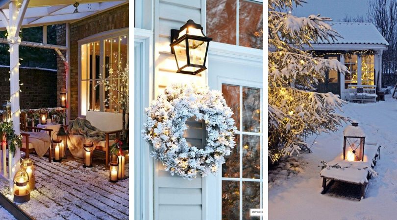 Як прикрасити подвір'я на Новий рік