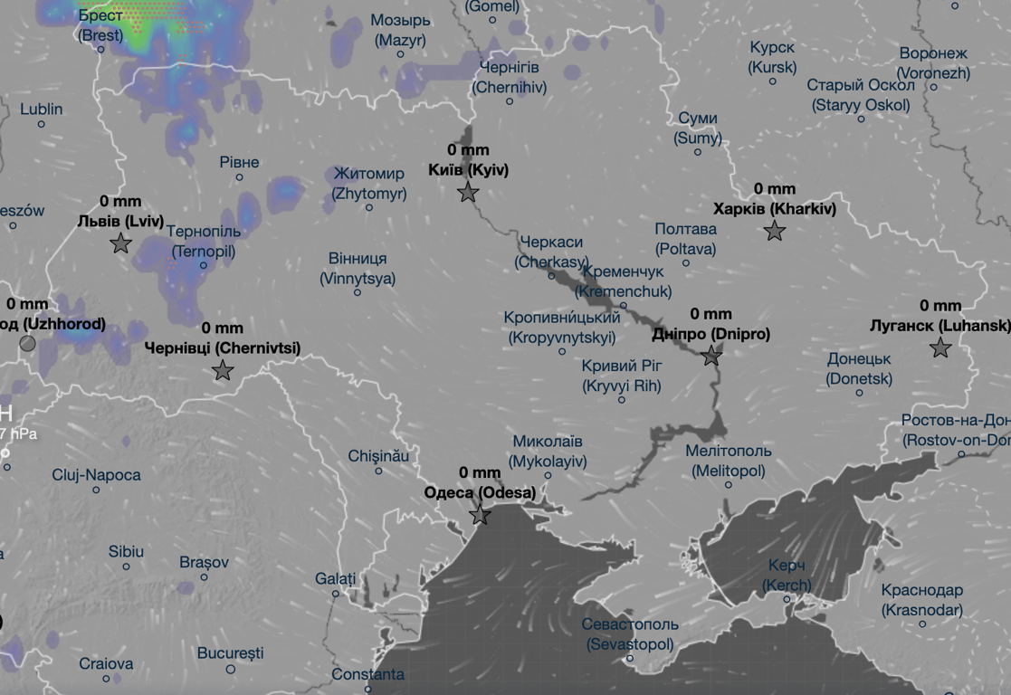 Дощова карта