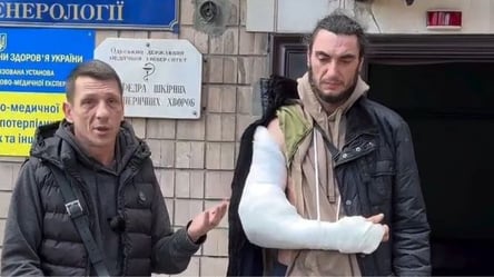 Скандал в Одессе: ветерану с инвалидностью сломали руку - 285x160
