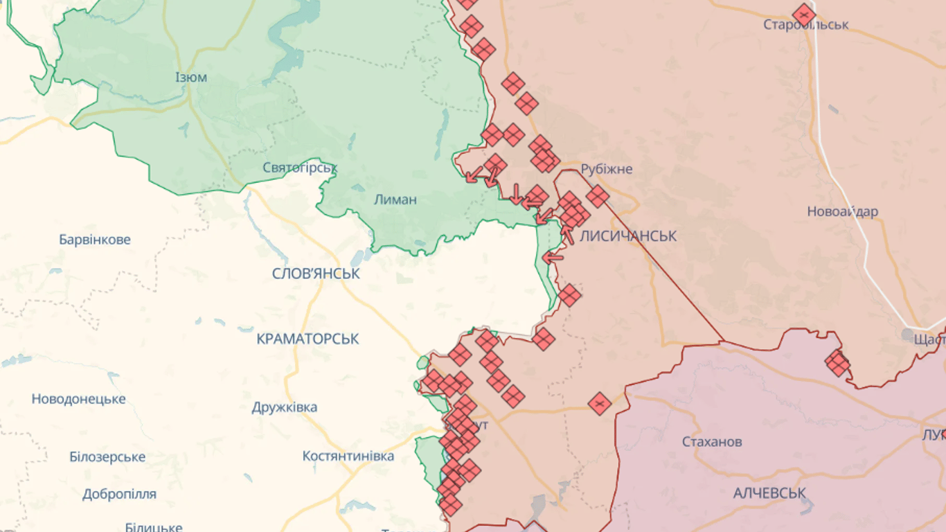 Карта боевых действий в Украине онлайн сегодня, 13.09.2023: DeepState, Liveuamap, ISW