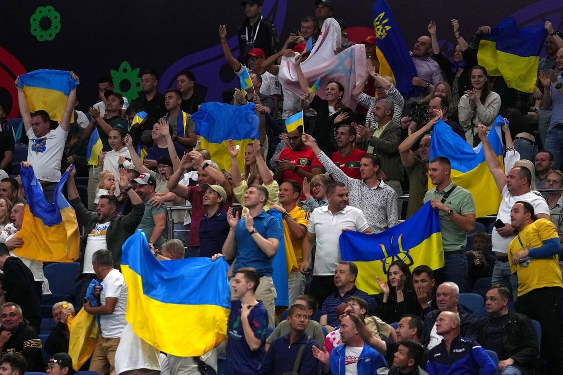 Фанаты сборной Украины по футзалу
