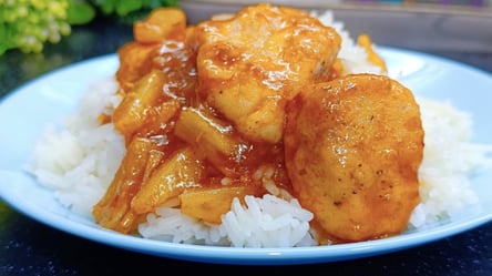 Куриное филе с ананасами в кисло-сладком соусе — рецепт ужина - 285x160