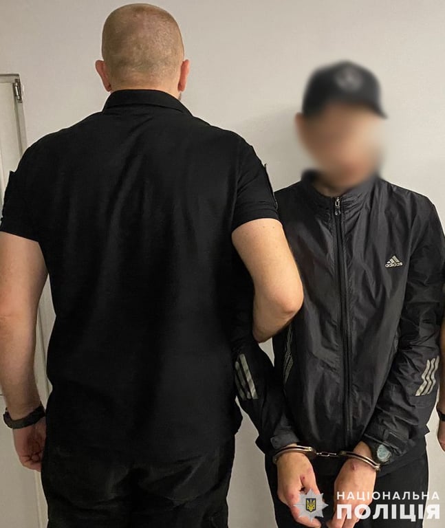 Затримання. Фото: поліція Львову