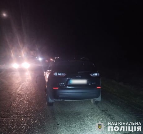 Место ДТП во Львовской области 25 февраля