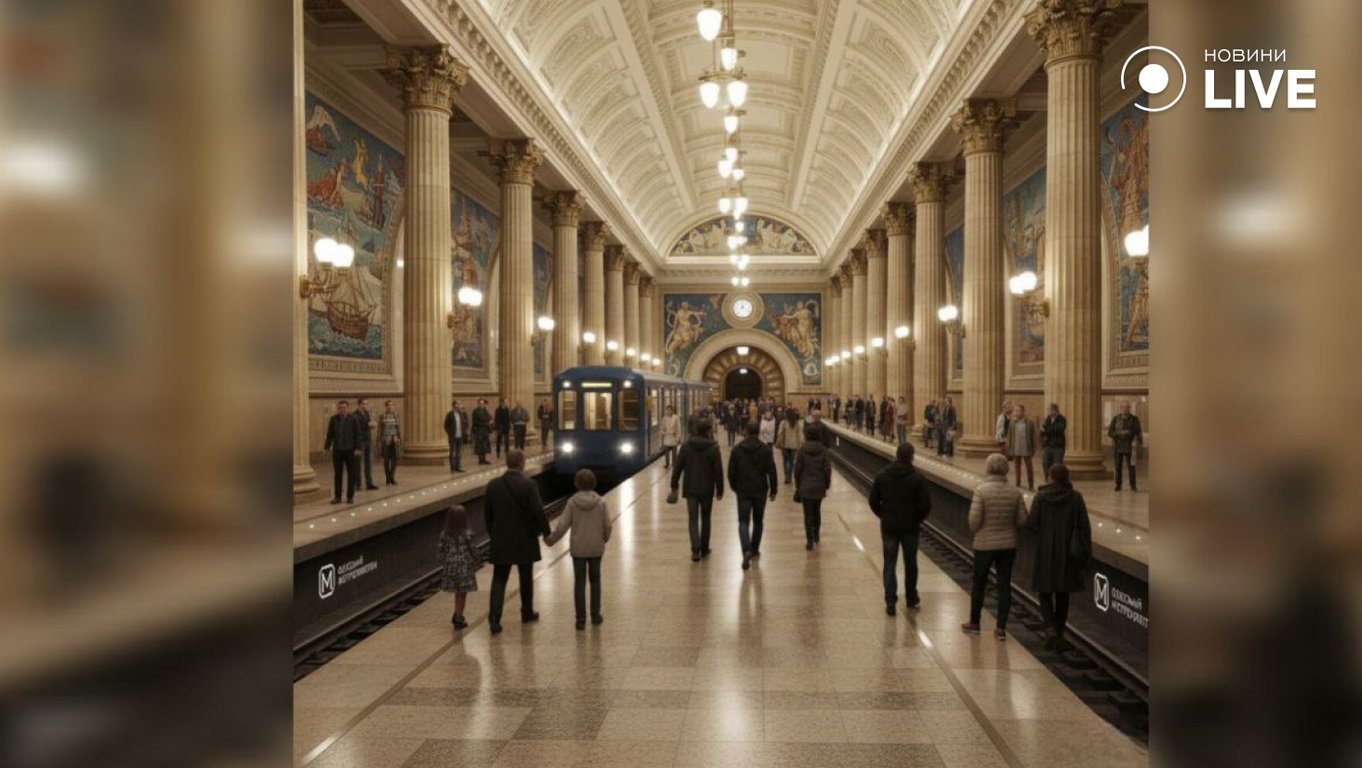 Метро в Одесі очима ШІ