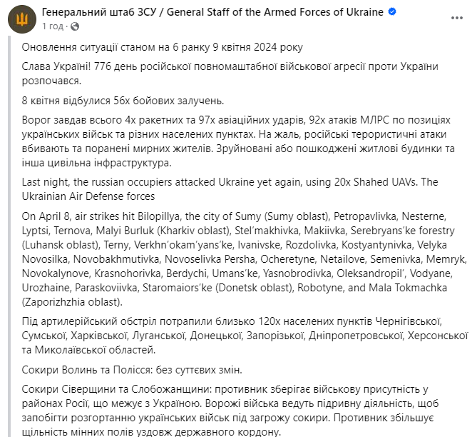 Ситуація на фронті