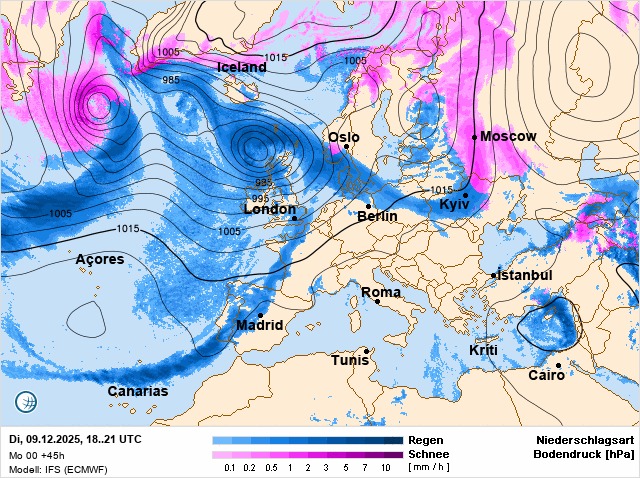 Погода 9 грудня в Україні