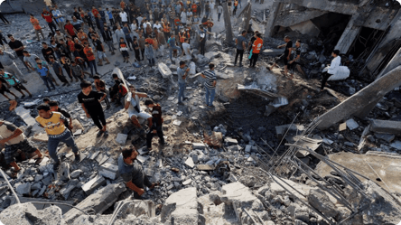 В сети показали последствия взрыва в больнице Газа: известно о 500 погибших - 285x160