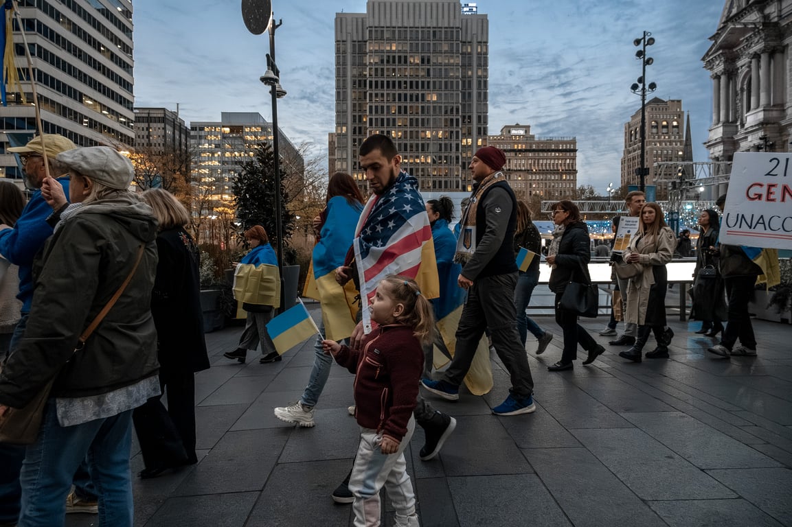 У Філадельфії нагадали про війну в Україні