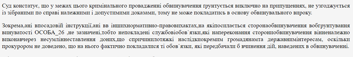 Вирок суду по спарві табору "Вікторія"