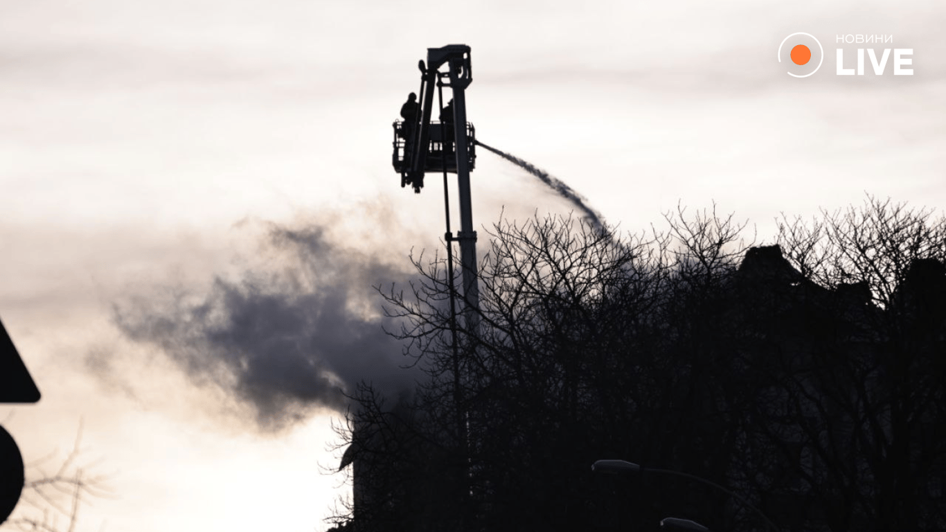 Київ 1 січня пожежа Печерський район
