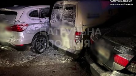 Почти страйк: в Тернополе пьяный водитель протаранил шесть автомобилей во дворе - 285x160