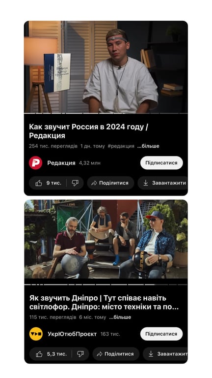 Сравнение выпусков