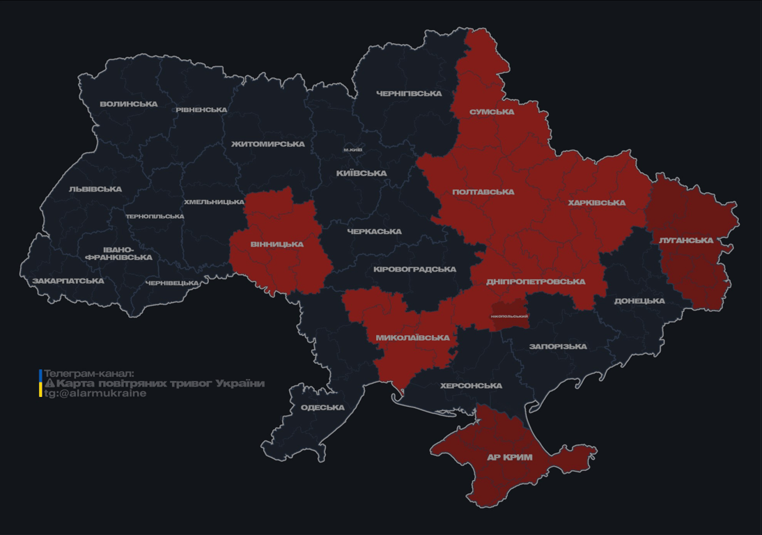 Ударні БпЛА змінили курс — які області України під загрозою зараз - фото 5