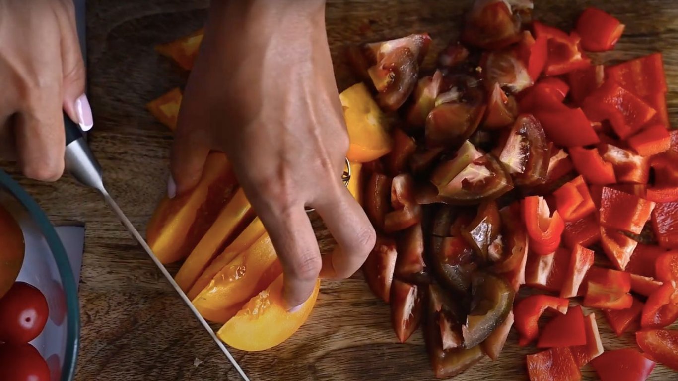 простой рецепт овощного салата