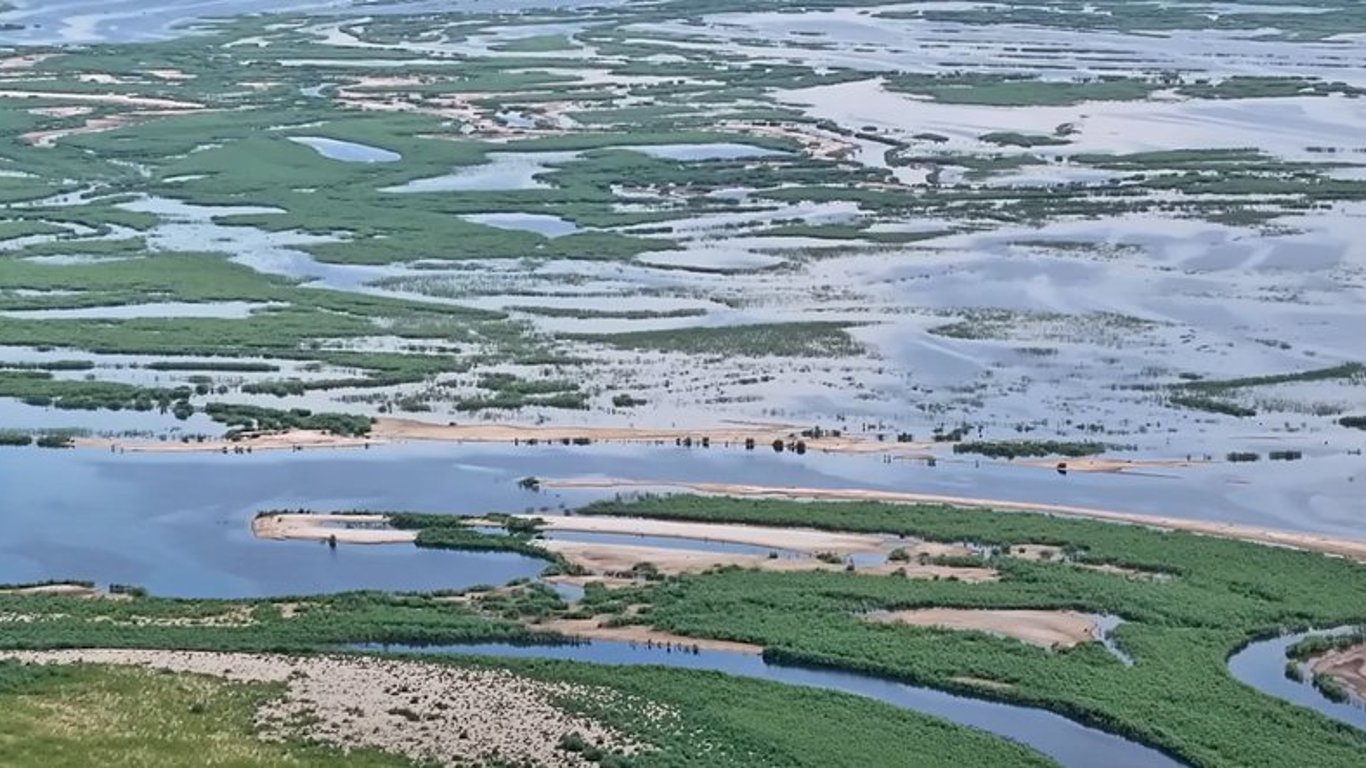 Підрив Каховської ГЕС — як зараз виглядає водосховище