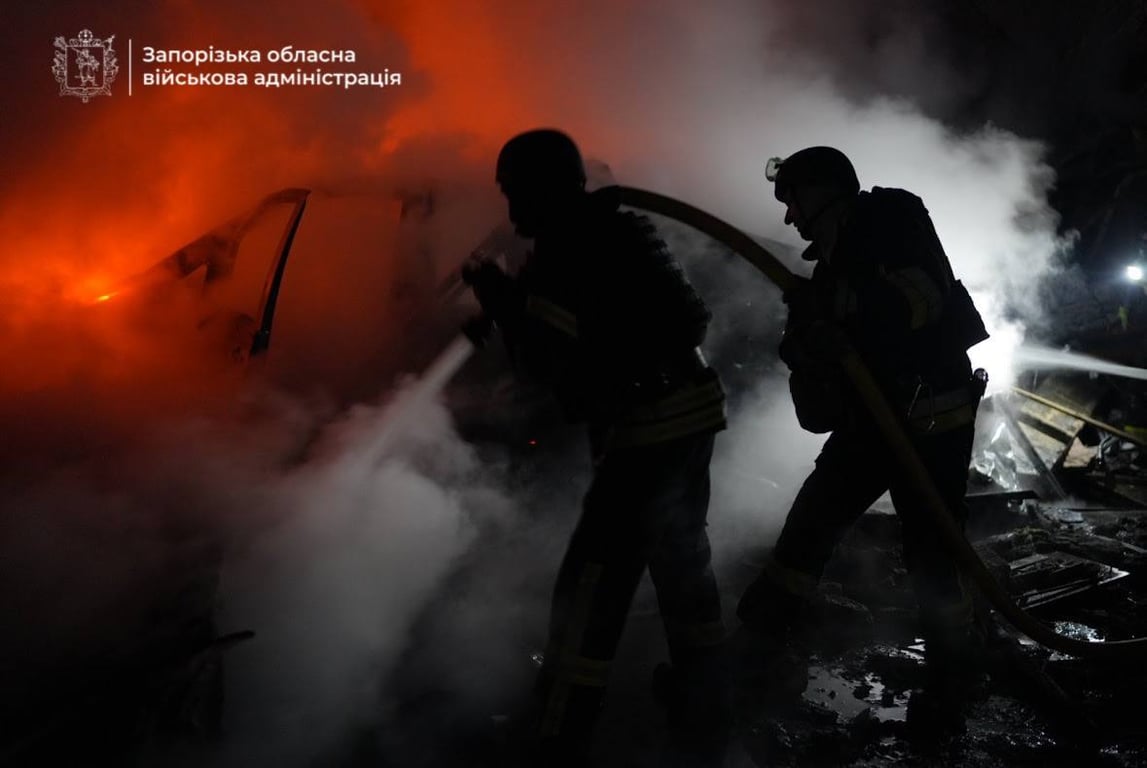 Наслідки обстрілу Запоріжжя 20 січня