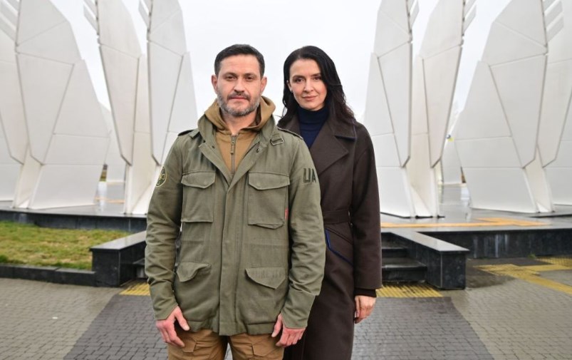 Валентина Хамайко с Ахтемом Сеитаблаевым в проекте "Храбрые сердца"