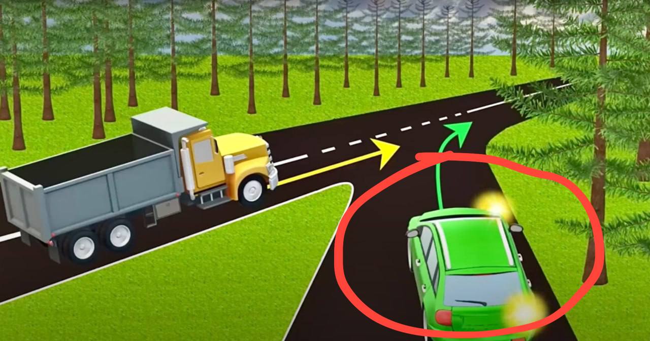 Правильный ответ на тест по ПДД