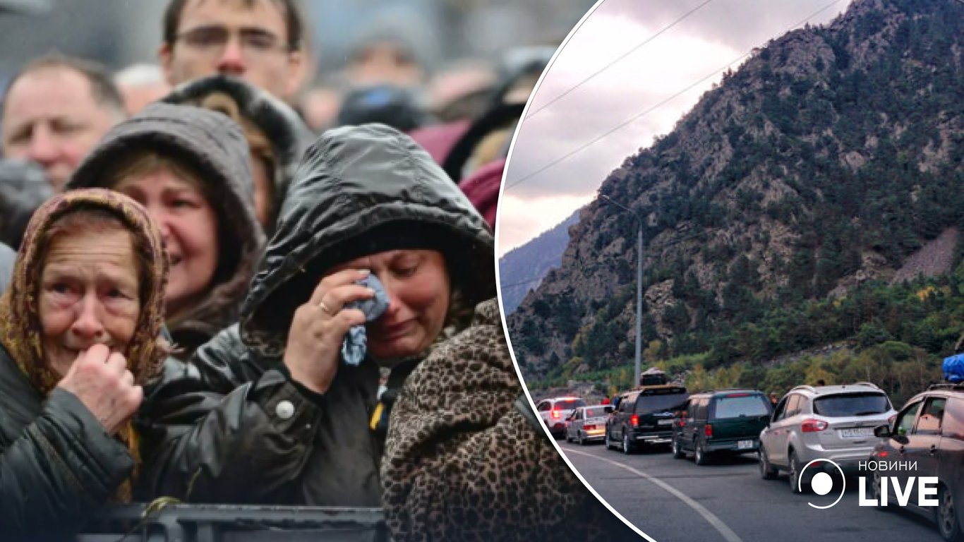 Мобілізація в рф: на кордоні з Грузією росіяни влаштували транспортний колапс