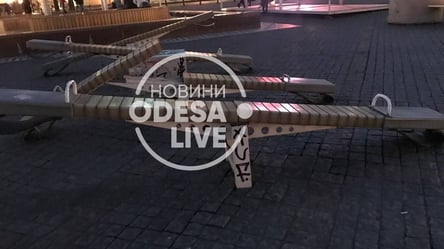Деньги на ветер: в Одессе вандалы полностью разрушили самые дорогие качели в городе. Фото - 285x160