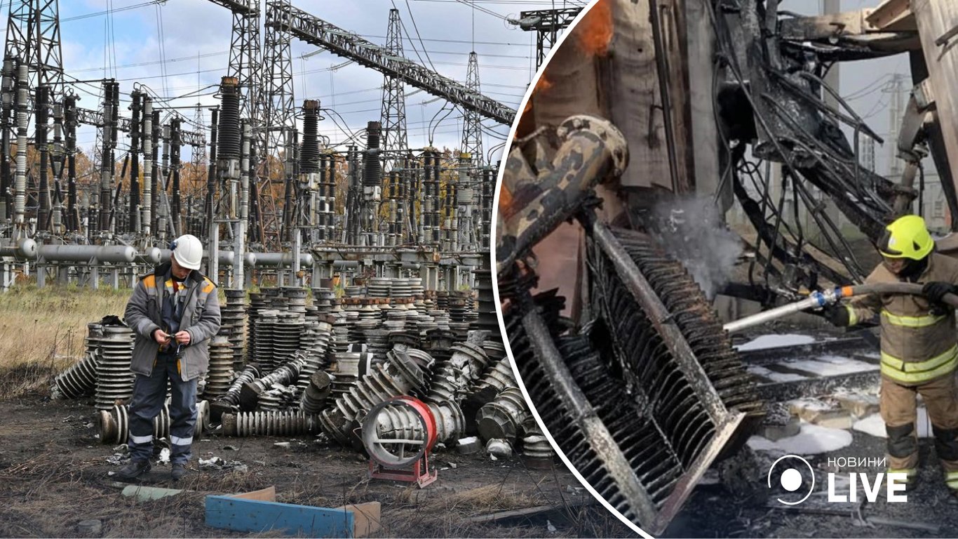 Укрэнерго рассказало о ремонте энергетической инфраструктуры после обстрелов