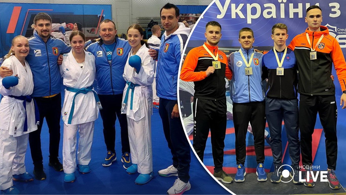Сборная Одесской области завоевала 44 медали на чемпионате Украины по карате