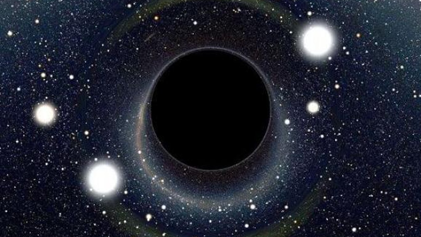 Астрономи вперше виявили світло позаду чорної діри