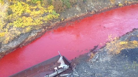 У Харкові з'явилася червона річка: в мережі показали незвичайні кадри - 285x160