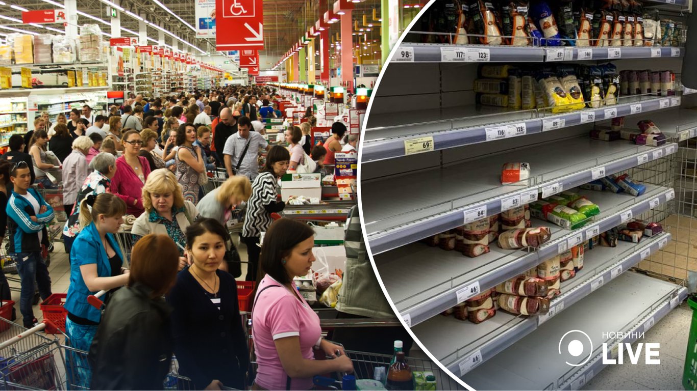 У росії через мобілізацію виник ажіотажний попит на продукти