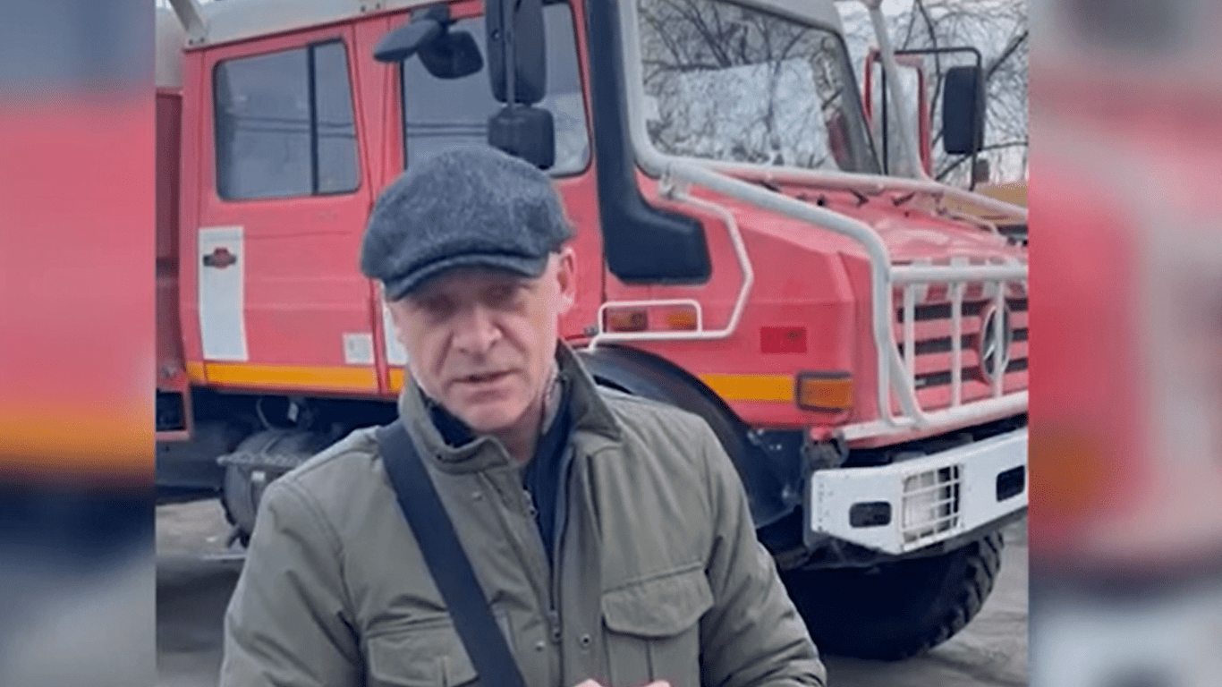Французьке місто передало Одесі сучасну пожежну машину